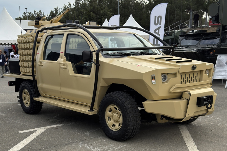 «Люксовый» передвижной миномет представили на ADEX 2026