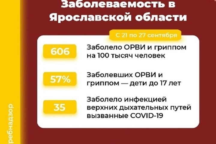В Ярославской области выросла заболеваемость ОРВИ