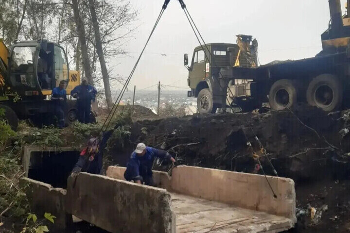 Восемь новых водоотводов защитят обочины в ульяновской Мостовой