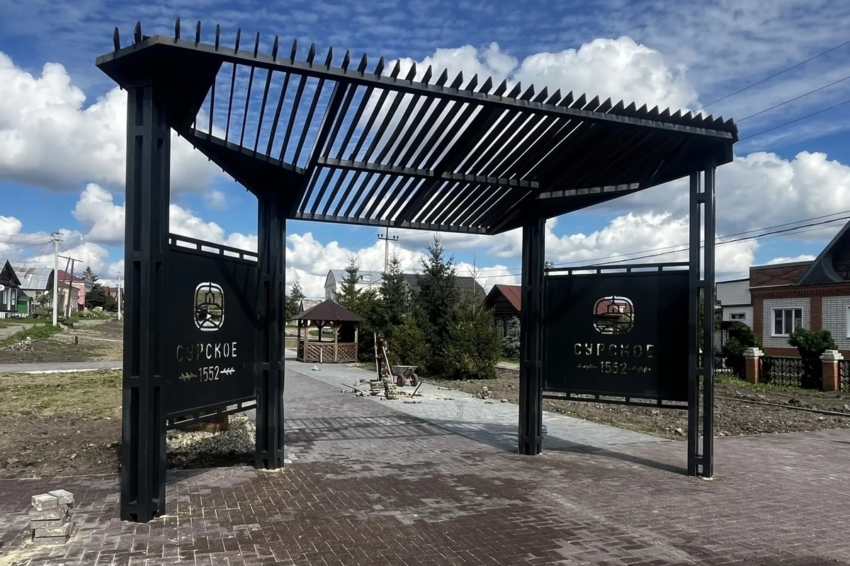 В Сурском благоустройство «Промзино Городища» завершили на 81%