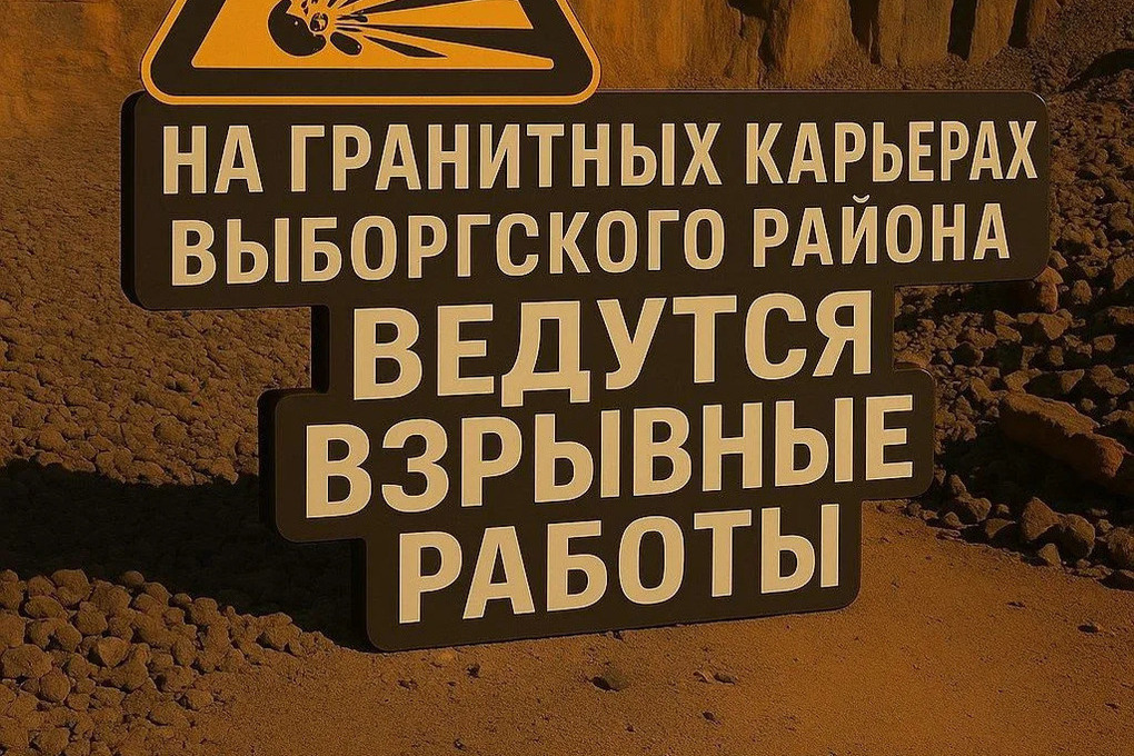 Пять дней в в карьерах Каменногорского поселения будут проводить взрывные работы
