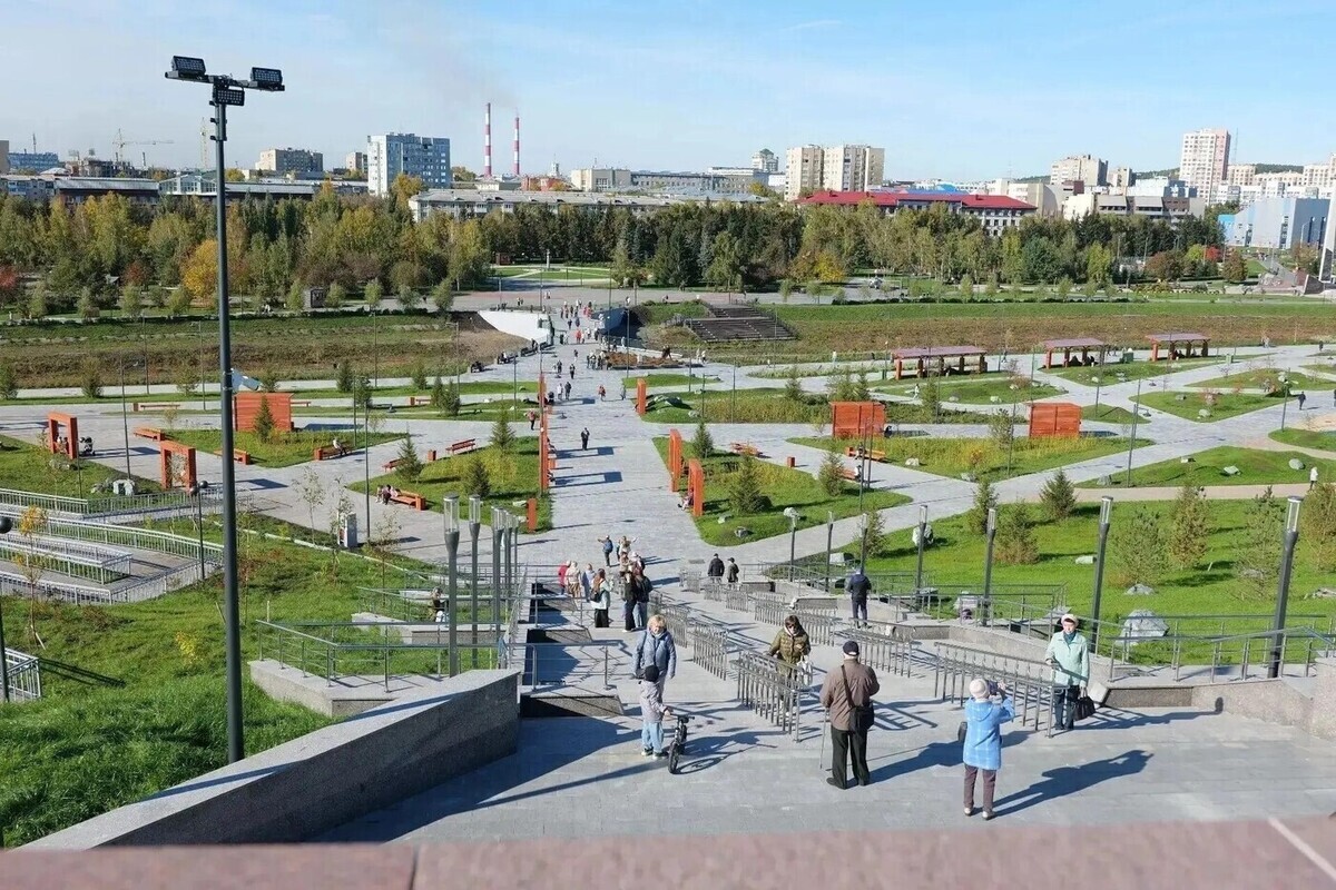 Новое общественное пространство в Кемерове привлекло внимание множества горожан