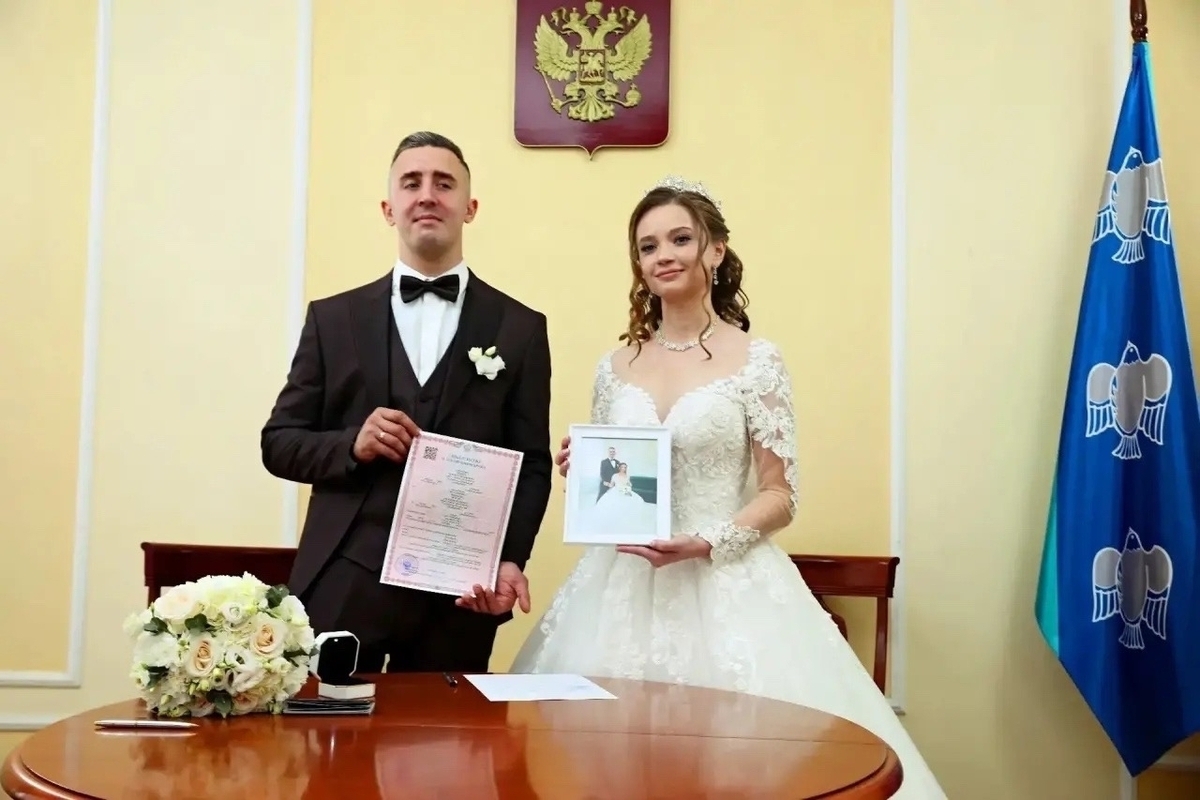 В Курске зарегистрировали тысячный брак с начала года