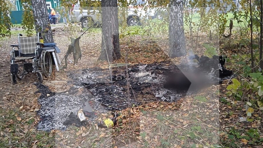 В Подмосковье мужчина заживо сгорел в палатке на берегу пруда