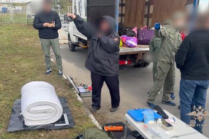 МВД показало на видео задержание дезертира-расчленителя