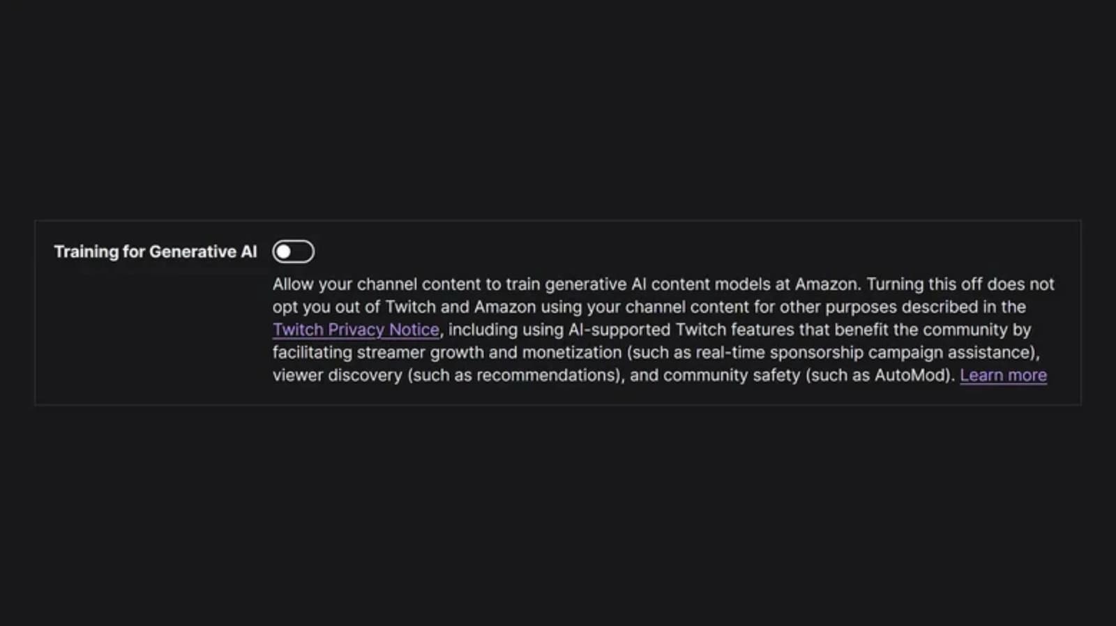 Twitch разрешила отключать обучение ИИ на контенте пользователей