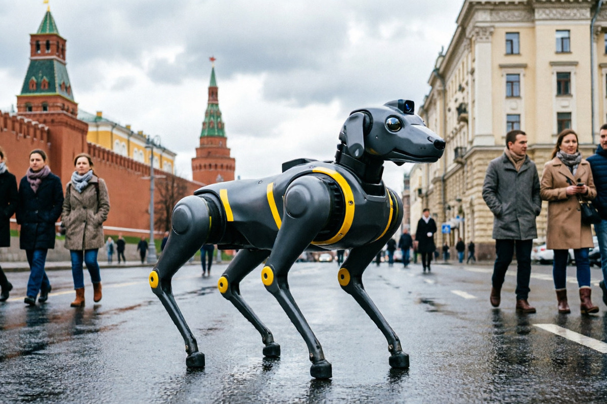 Робособак для патрулирования испытают в Москве