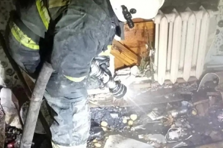 В Суоярви при пожаре в жилом доме пострадали три человека