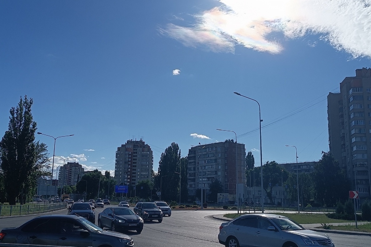 Небо Липецкой области стало спокойным