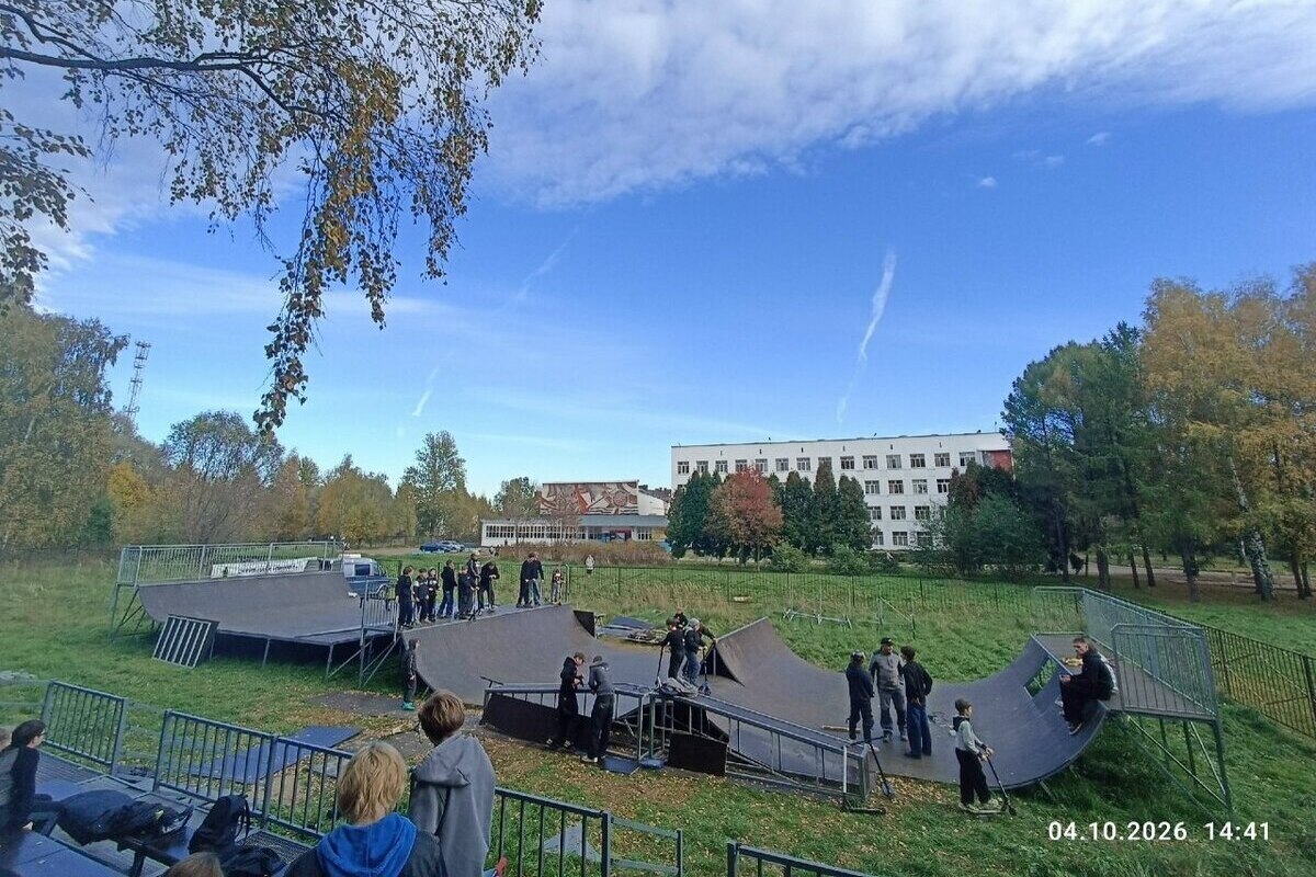 В Дзержинском районе готова к открытию скейт-площадка