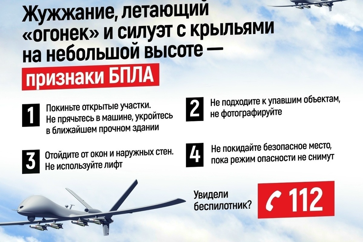 В Ярославской области объявлена беспилотная опасность