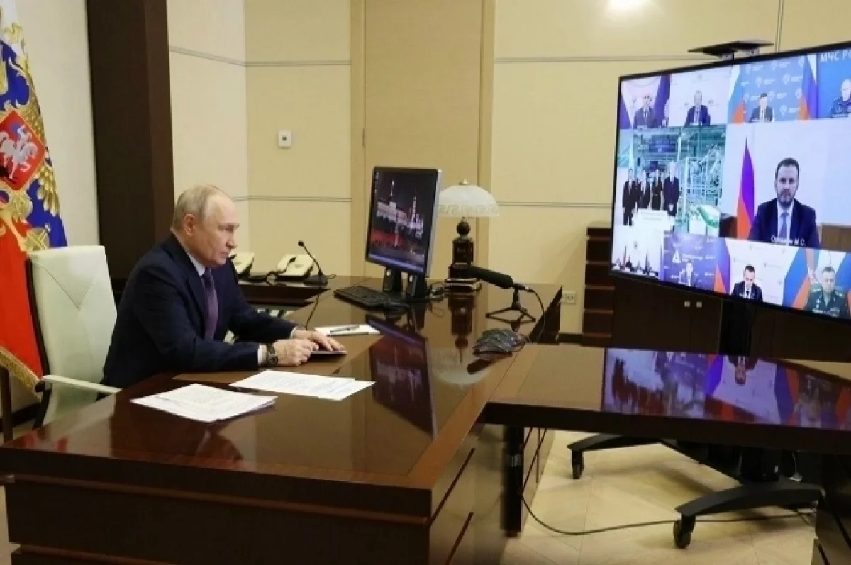 Путин и Собянин открыли первый в РФ кластер по производству электробатарей