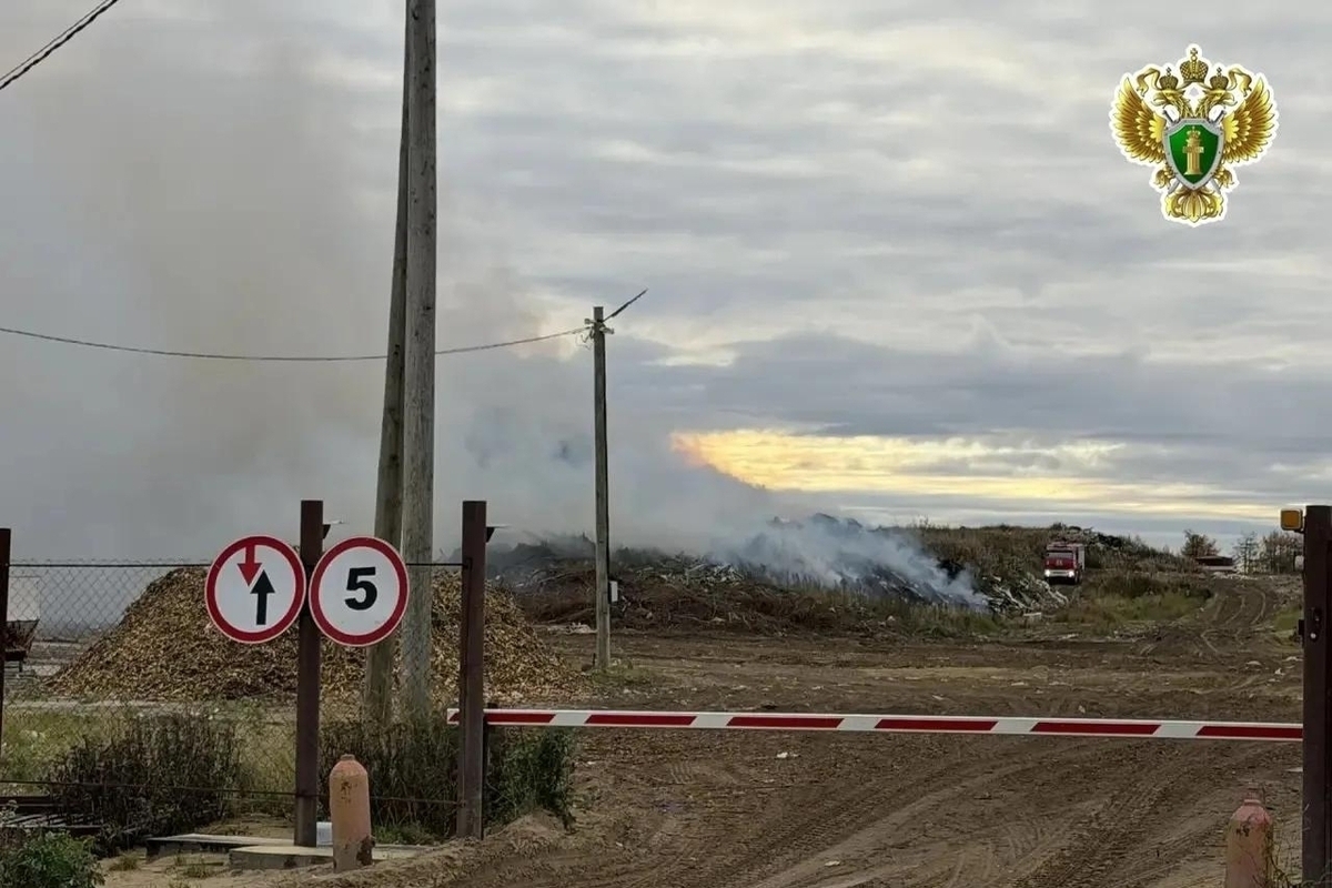 Прокуратура взяла на контроль возгорание на полигоне ТБО в НАО