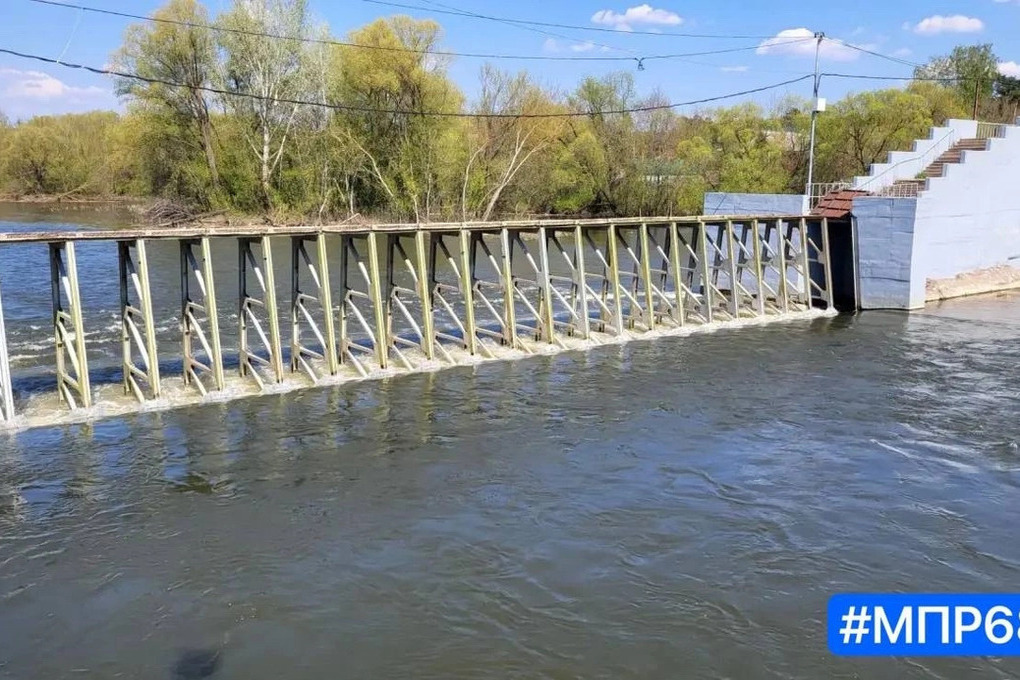 На Тамбовском гидроузле временно понизят уровень воды