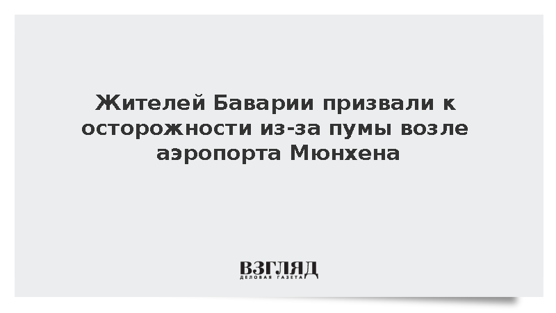 Власти Баварии призвали жителей к осторожности из-за пумы у аэропорта Мюнхена