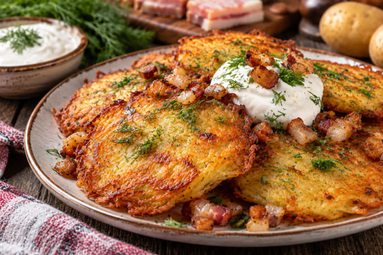 Картофельные деруны «Белорусские»: вкуснятина из обычной картошки — готовятся мгновенно