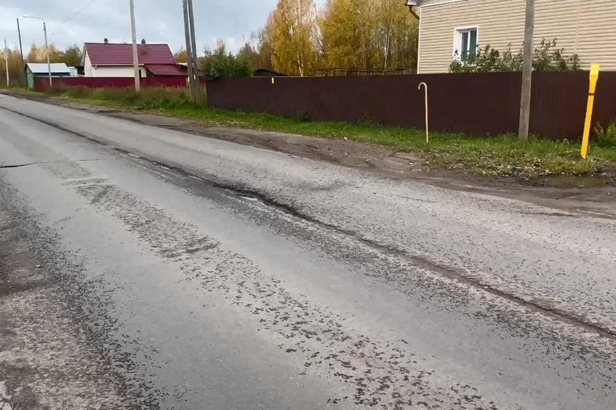 Жители Левого берега Архангельска жалуются на состояние дорог