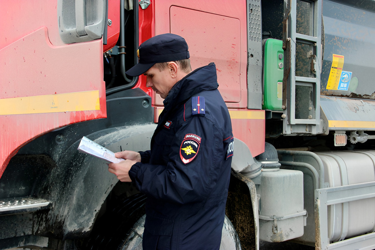 В Псковской области за неделю выявлено 31 нарушение со стороны водителей грузовиков