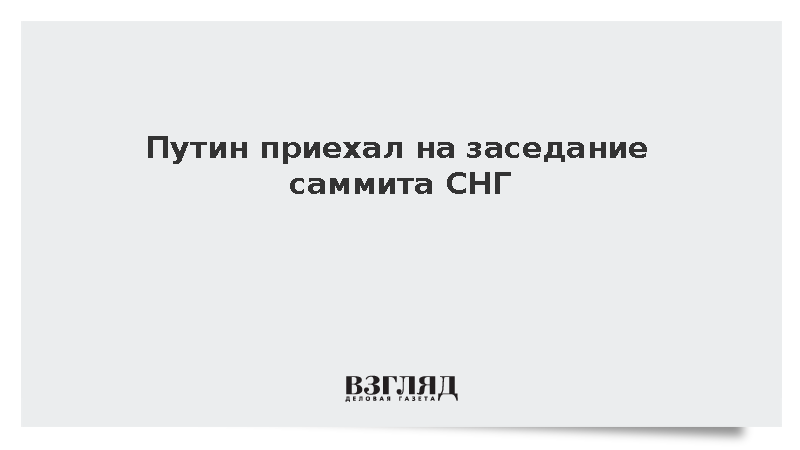 Путин прибыл на саммит СНГ в Туркменбаши