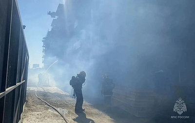 В Омске госпитализировали 11 пострадавших при пожаре в строящемся здании