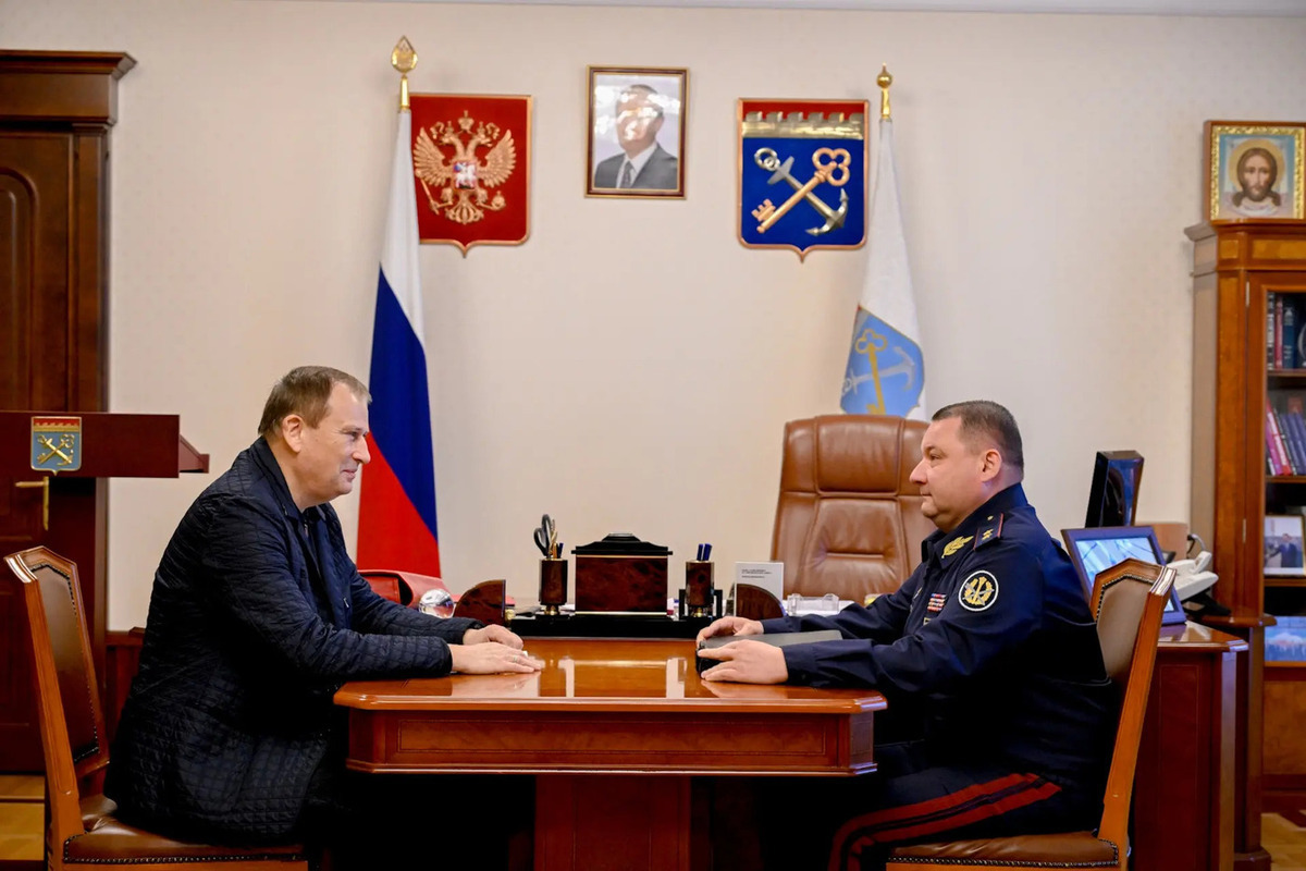 Дрозденко встретился с начальником ГУФСИН по Петербургу и Ленинградской области