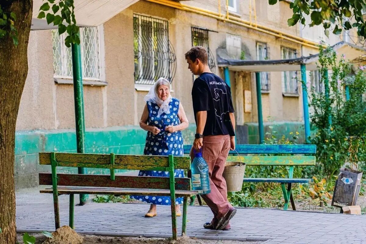 Запорожской области продолжается обеспечение водой льготных категорий