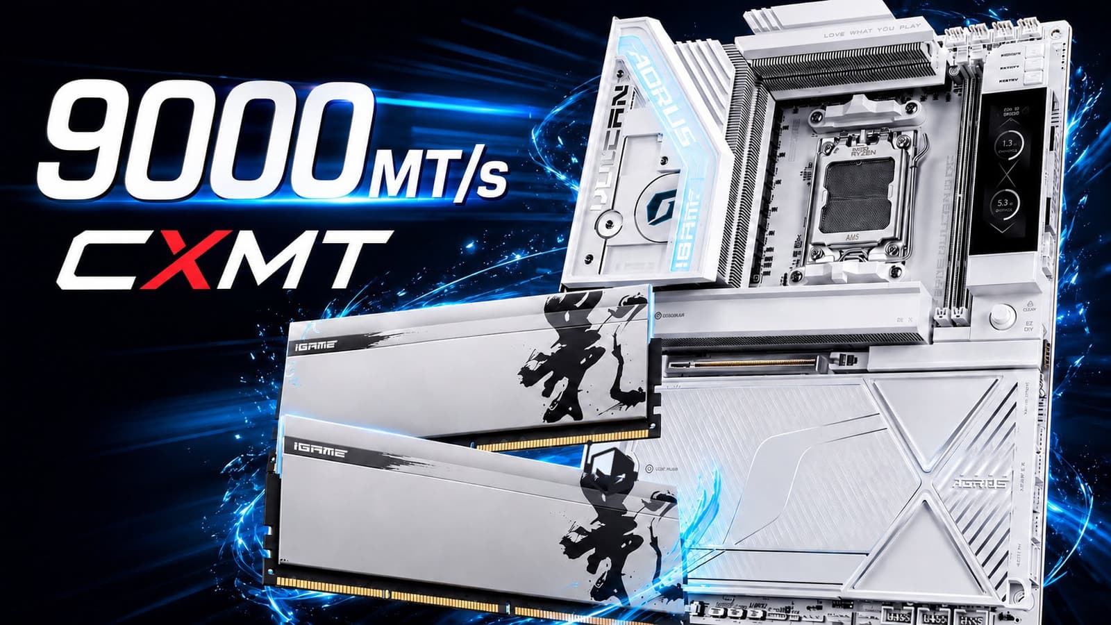 Китайская память теперь тоже быстрая? Модули DDR5-6000 на чипах CXMT разогнали до DDR5-9000