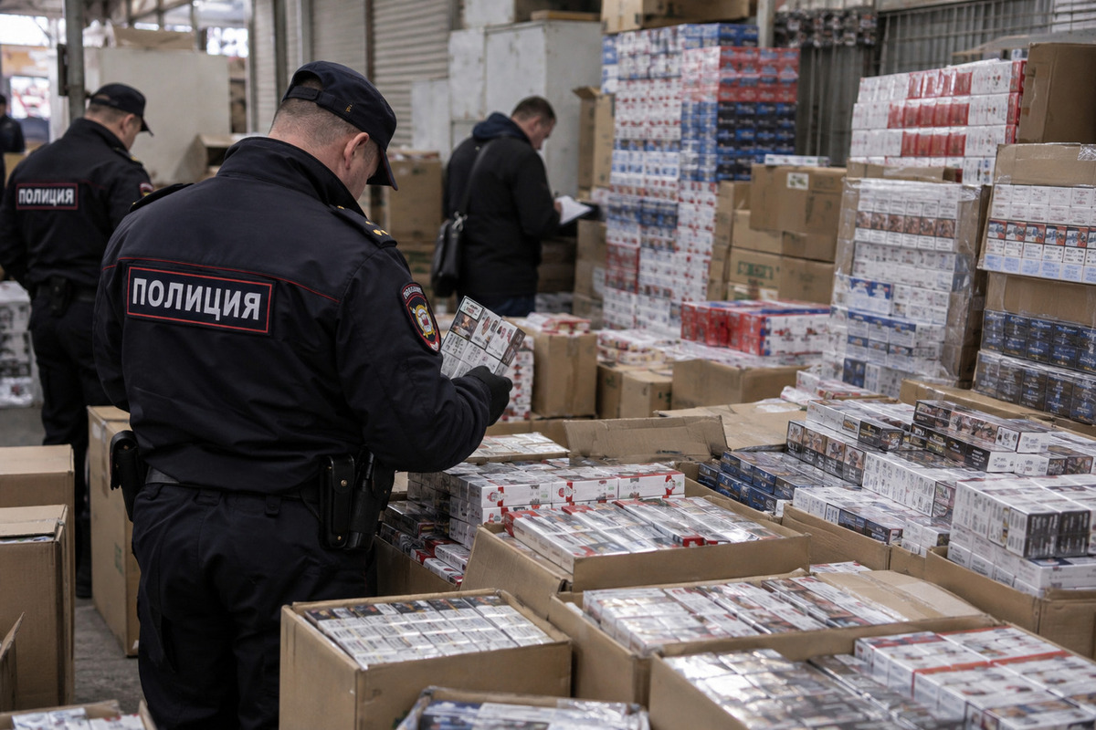 У бизнесмена в Новосибирске изъяли сигареты на 28 млн рублей