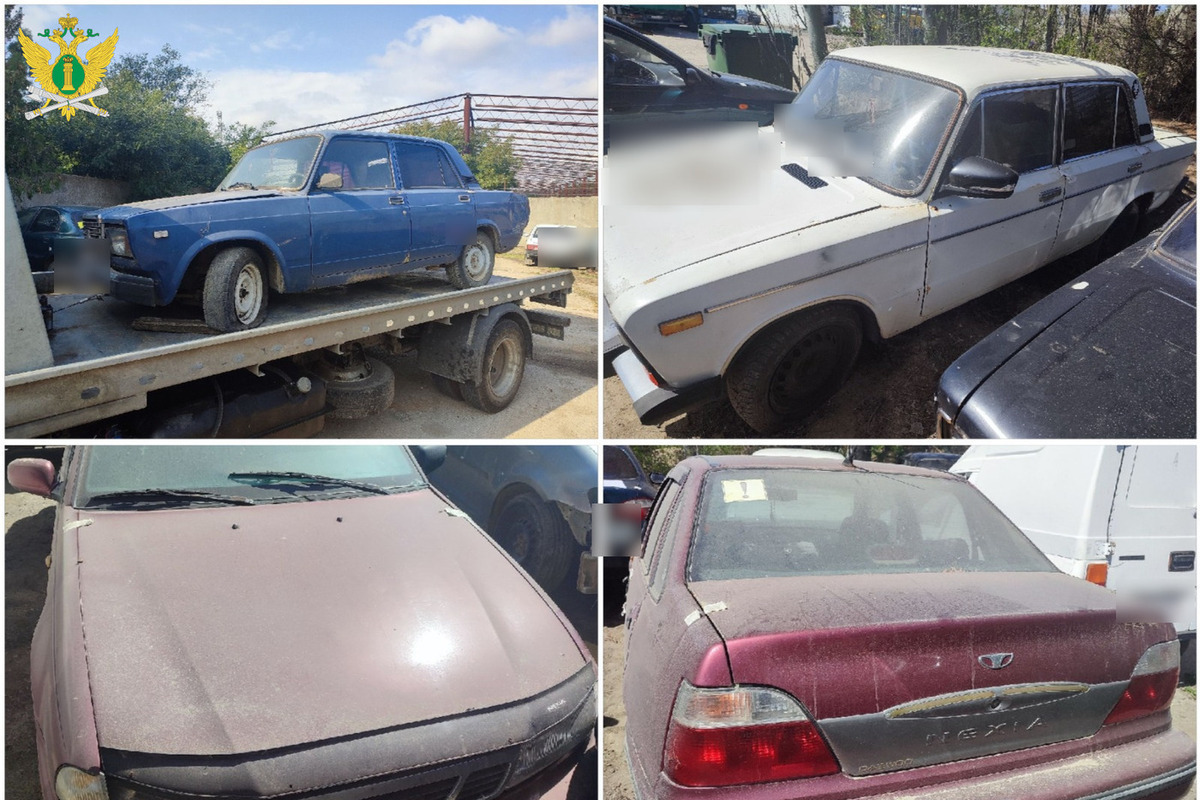 В Красногвардейском районе три конфискованных автомобиля передали в зону СВО