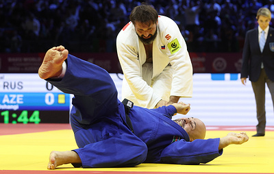 Дзюдоист Тасоев принес России первое золото чемпионата мира в Баку