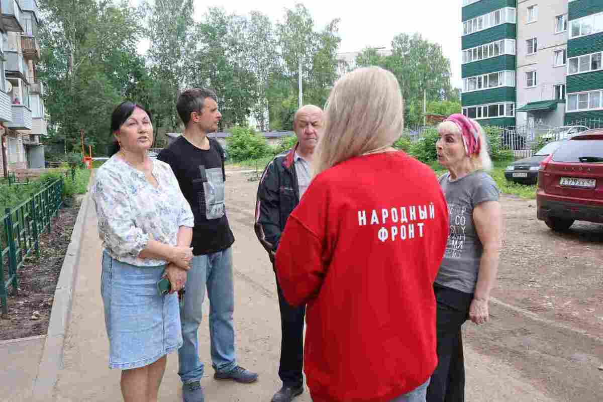 Средства на ремонт двора в Кирове потратили на неработающие колодцы