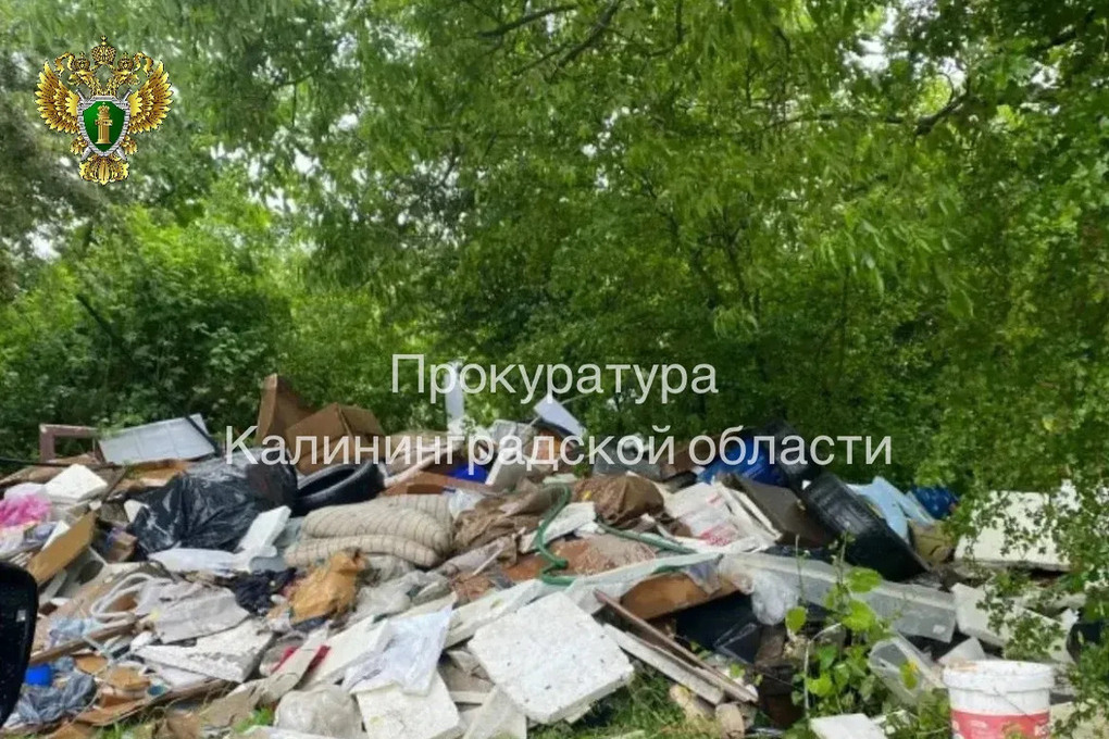 Прокуратура заставила убрать свалку покрышек у Северного обхода