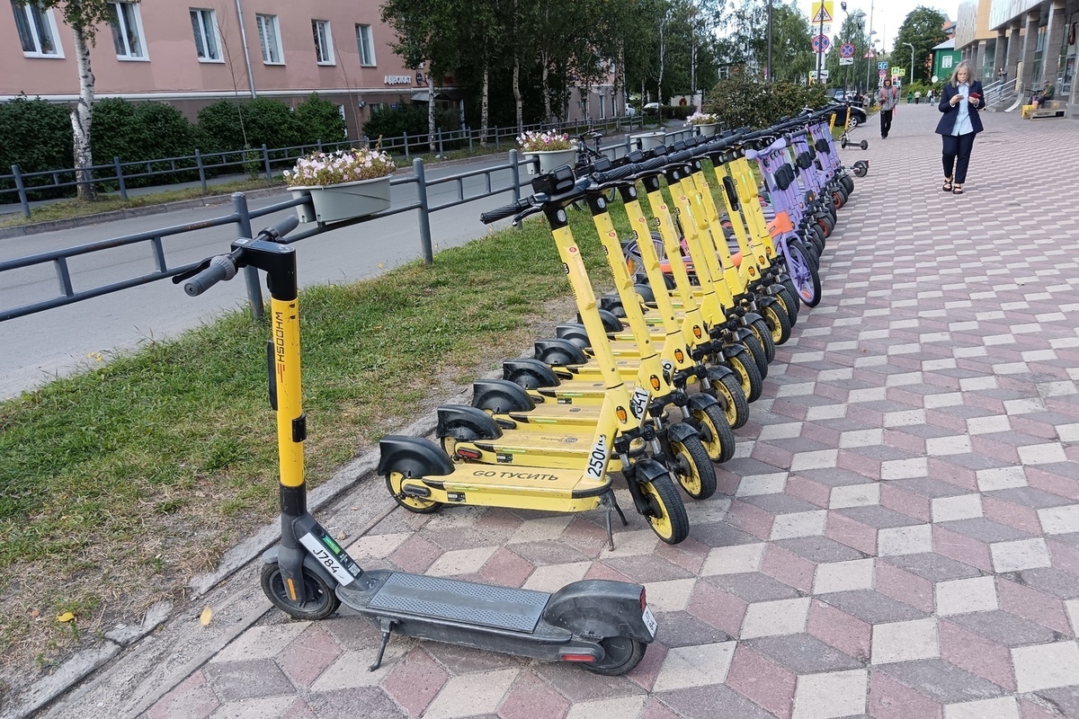 Сезон электросамокатов заканчивается в Петрозаводске