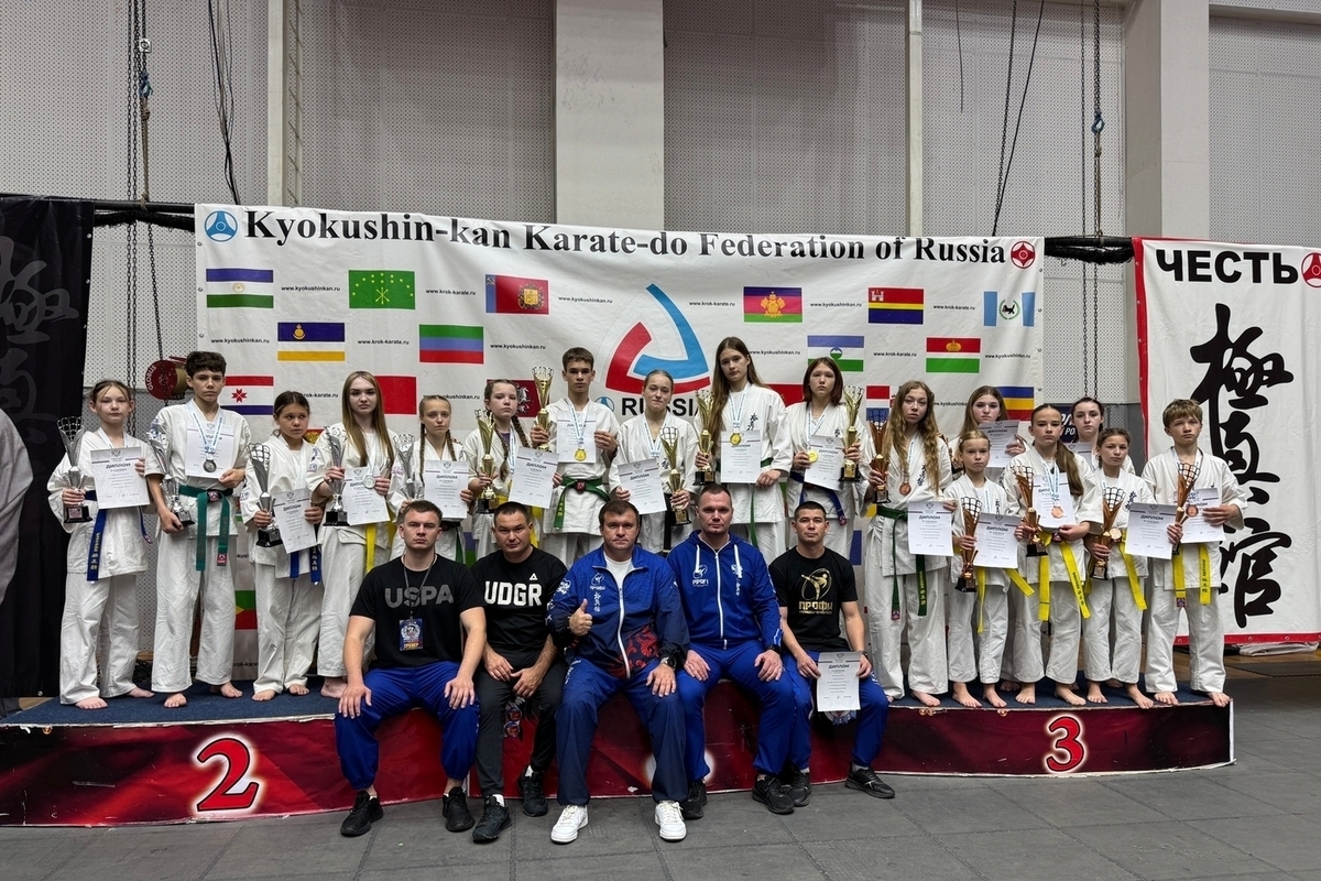 Пять чемпионов и 17 наград: ульяновские каратисты отличились на первенстве России
