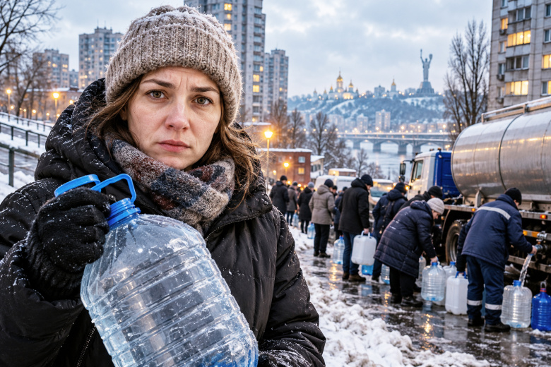 Киев остался без воды: ни душа, ни туалета — Кличко предлагает людям бежать