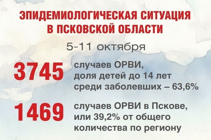Роспотребнадзор по Псковской области напомнил о профилактике ОРВИ и гриппа