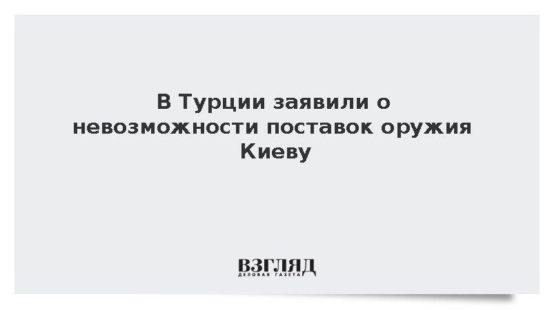 Эксперт Терджан сообщила об отказе Анкары поставлять ВСУ оружие из Турции