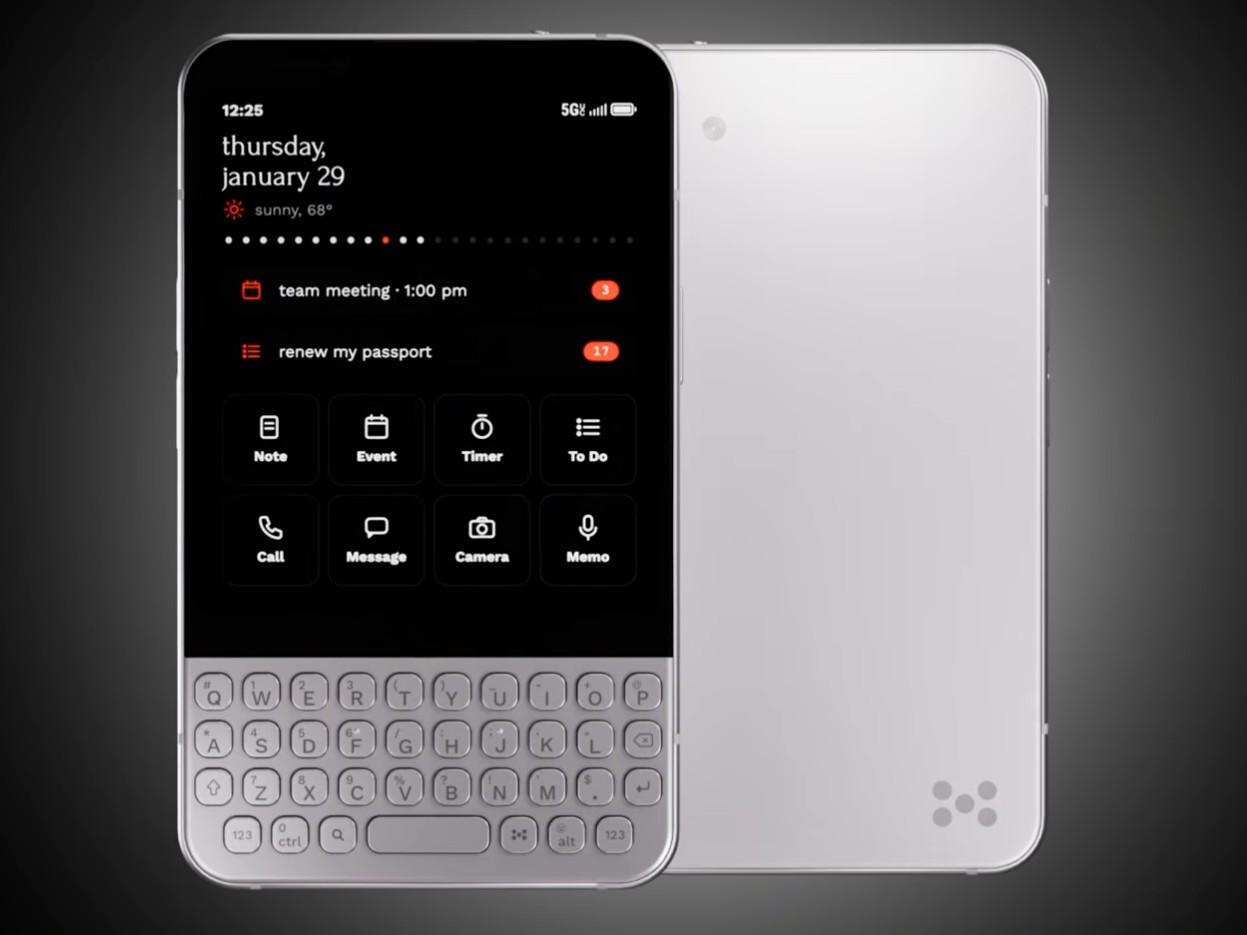 Алюминиевый корпус, физическая клавиатура QWERTY и обычный экран OLED вместо E Ink. Анонсирован необычный Minimal Phone 2