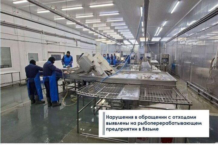 Роспотребнадзор оштрафовал Вяземское рыбоперерабатывающее предприятие