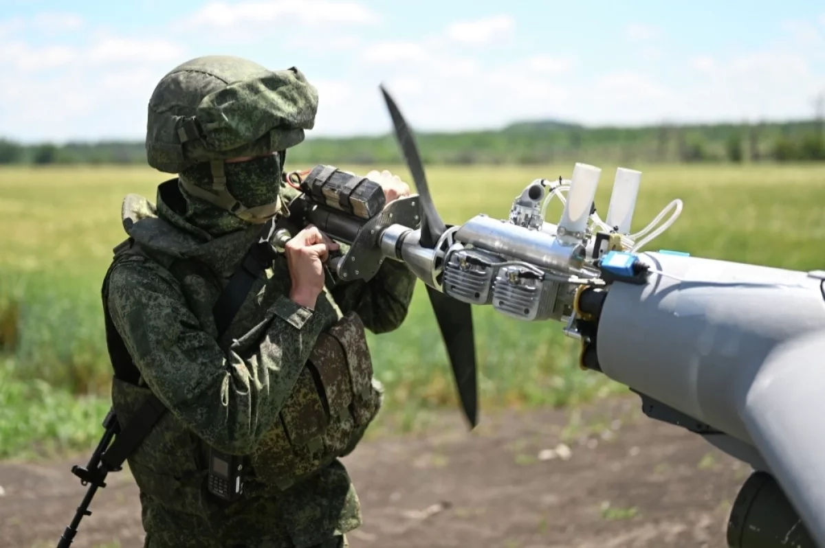 ВС РФ воздушным тараном сбили БПЛА и барражирующий боеприпас ВСУ