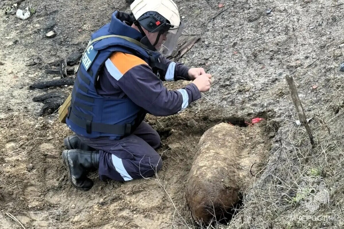 Авиабомбу весом около 100 килограммов нашли в Балтийске