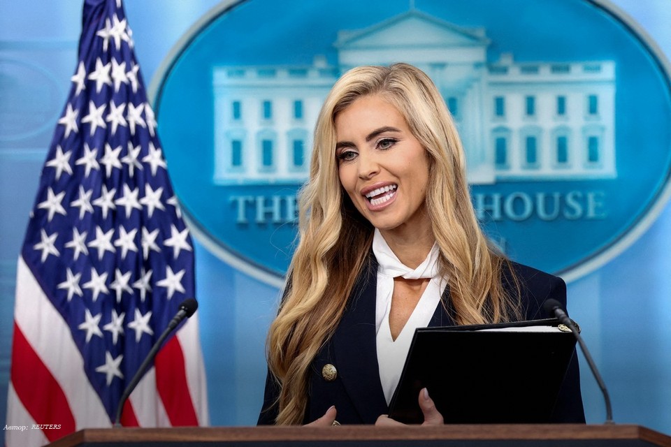 Пресс-секретарь Трампа оконфузилась: назвала мужа «моим президентом»