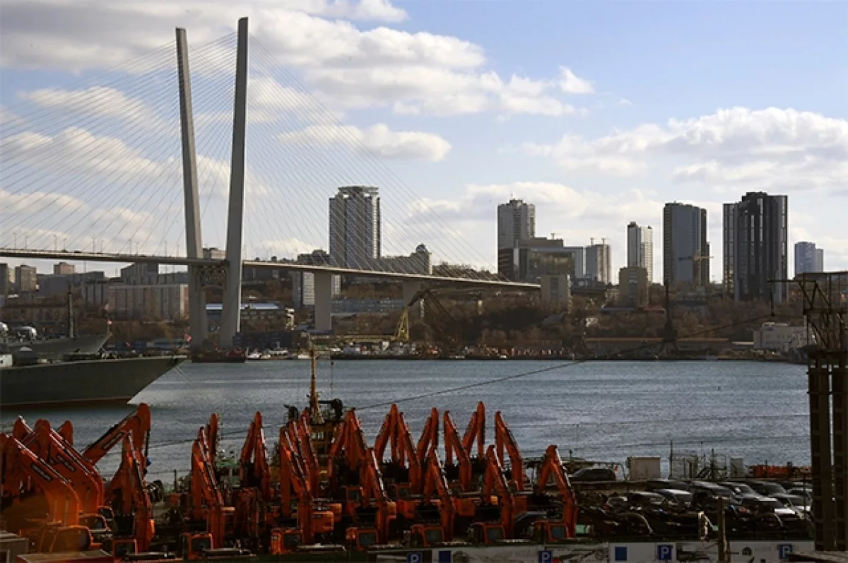 Во Владивостоке подростки залезли на 226-метровый пилон Золотого моста