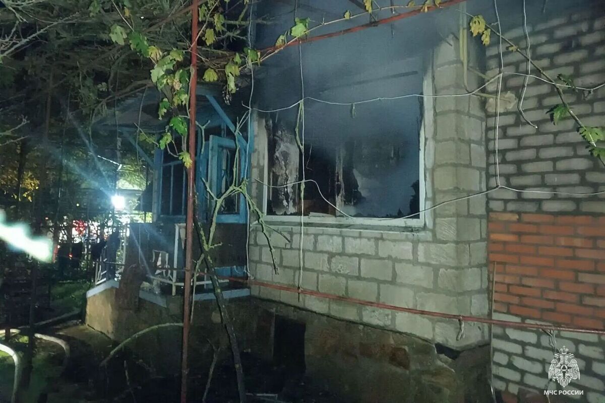 При пожаре в Бердянском районе погиб мужчина