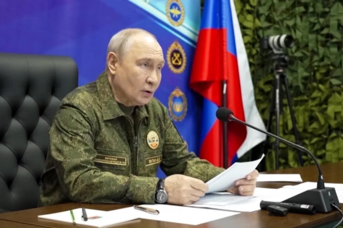 Путин сообщил, что ВС РФ осталось освободить 10% территории ДНР