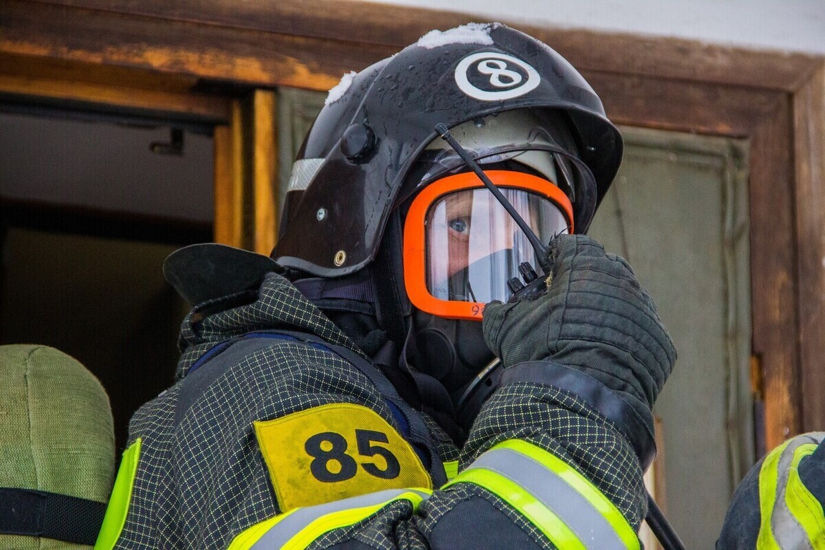 В Тульской области за сутки потушили пожар на даче в Новомосковске