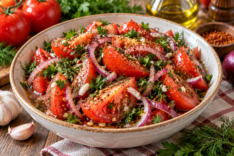 Нашла способ сделать помидоры вкуснее салата — эта закуска улетает со стола первой