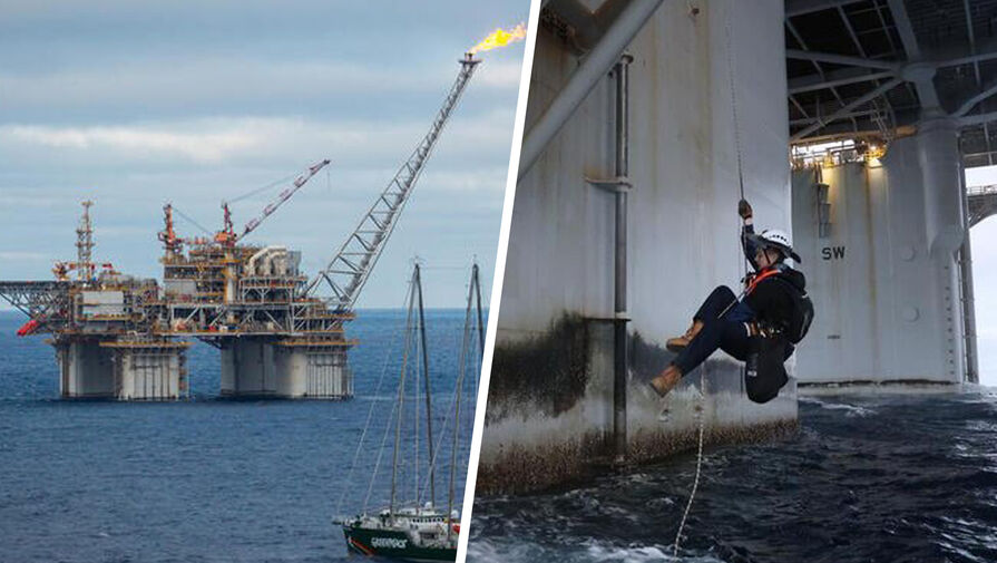 Активисты Greenpeace захватили газодобывающую платформу у берегов Австралии