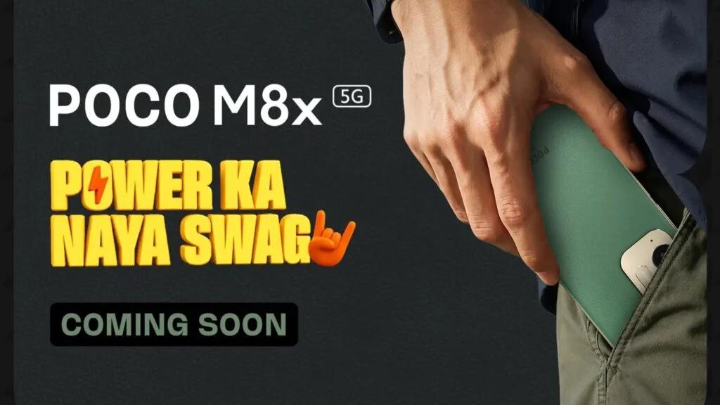 Новый смартфон Poco M8x 5G показали до анонса