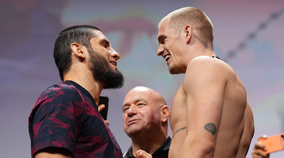 Махачев победил Гэрри и защитил титул чемпиона UFC в полусреднем весе